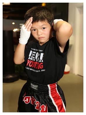 Kid Power Muay Thau Student